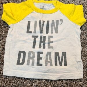 Old Navy Kids Tee in Yellow and White